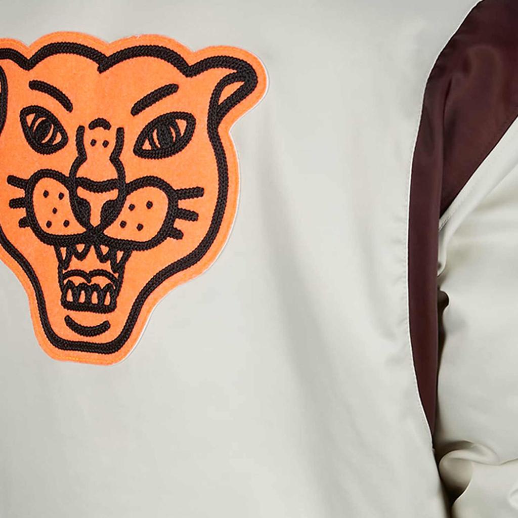 Nike Jacket Culture Of Basketball Solid Color Back Print Animal Pattern Button Long Sleeve Kids Jackets Off-White DV3103-072