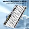 Ultra-Slim Rechargeable Bluetooth Keyboard Multi-Device Stable Connection for iPad iPhone Mac Android Windows-Wireless Keyboard