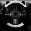 WTEMPO Universal Car Steering Wheel Cover Set 38cm Diameter Soft Plush Rhinestone Interior Trim Family Car SUV Pickup Accessories