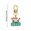 Mini Zongzi Key Chain Cartoon Rice Dumpling Key Ring Bag Accessories Car Key Accessories  Bag Charm