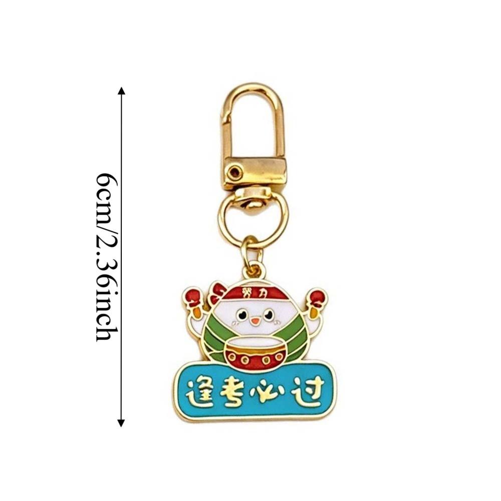 Mini Zongzi Key Chain Cartoon Rice Dumpling Key Ring Bag Accessories Car Key Accessories Bag Charm