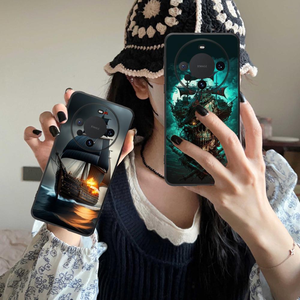 Pirate Corsair Mobile Phone Case for Huawei Mate 60 50 40 30 20 10 Pro Plus Lite E 5G Colorful Printing Cover Luxury Smartphone