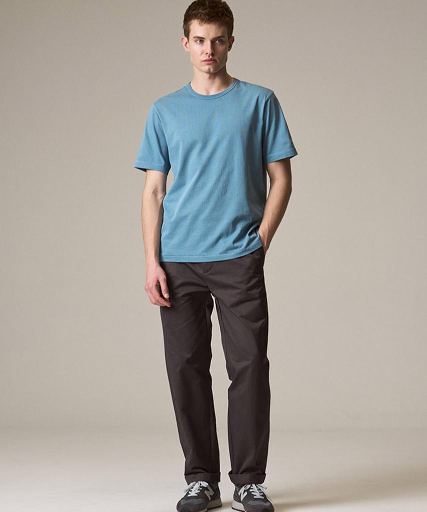 Laijeuaenbillou [Authentic] Authentic Supima 302 Loose Tapered Chino Pants Grey (Type B)