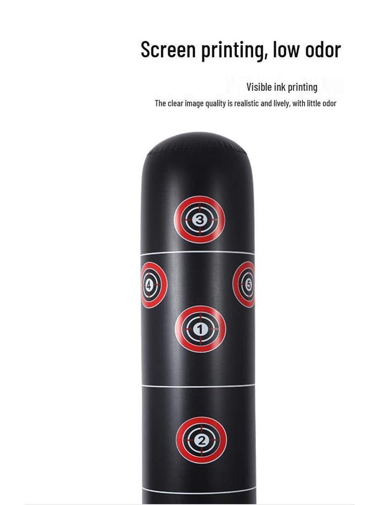 Durable Inflatable Boxing Punch Bag for Adults & Kids
