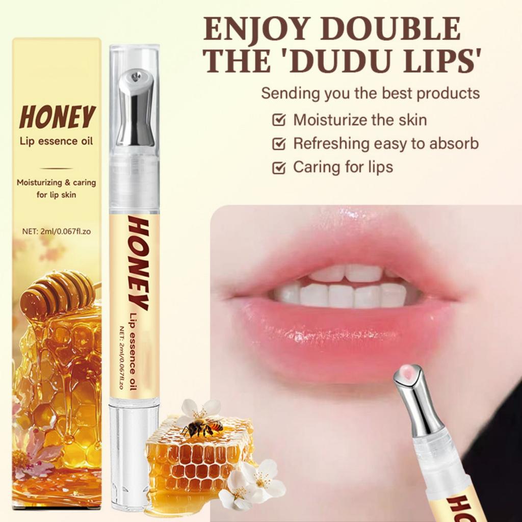 Honey Lip Beauty Serum Base Exfoliation To Prevent Chapped Lips And Reduce Lip Lines Lip Oil 2ml