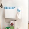 Garbage Bag Storage Box Wall Hanging Nail-Free Installation Large Capacity Dust-Proof Closed Box Side Access Design Kitchen Bathroom Storage Organizer