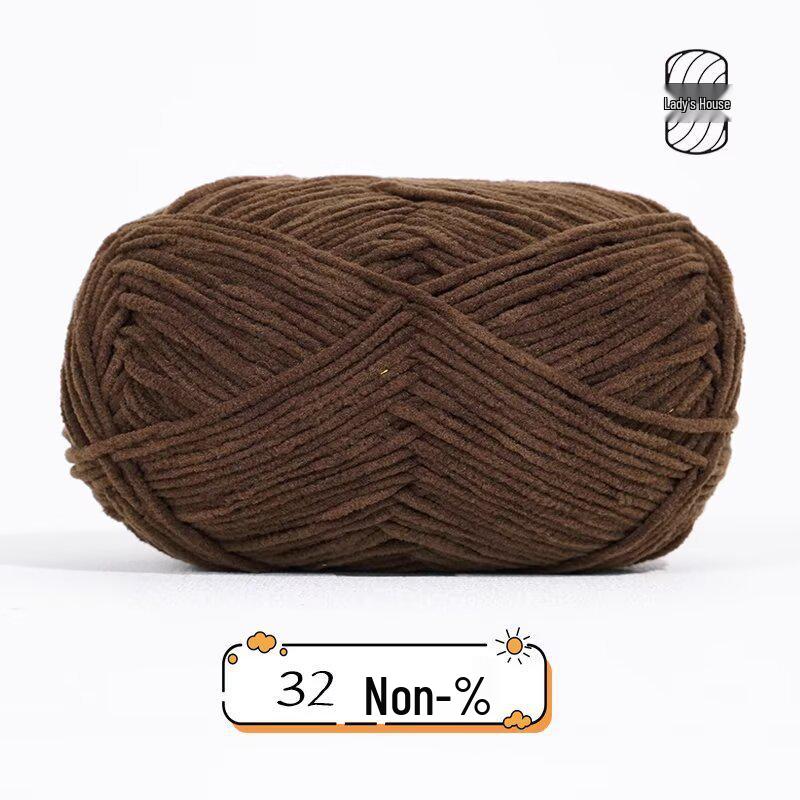 Meng Xiao Ya Matte Chenille Golden Velvet DIY Crochet Doll Bag Kit