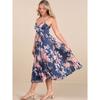 Foreign Trade Lu Home Sling Summer New Fashion Pleat Summer New Ins Style Big Hemline Vacation Personality Dress