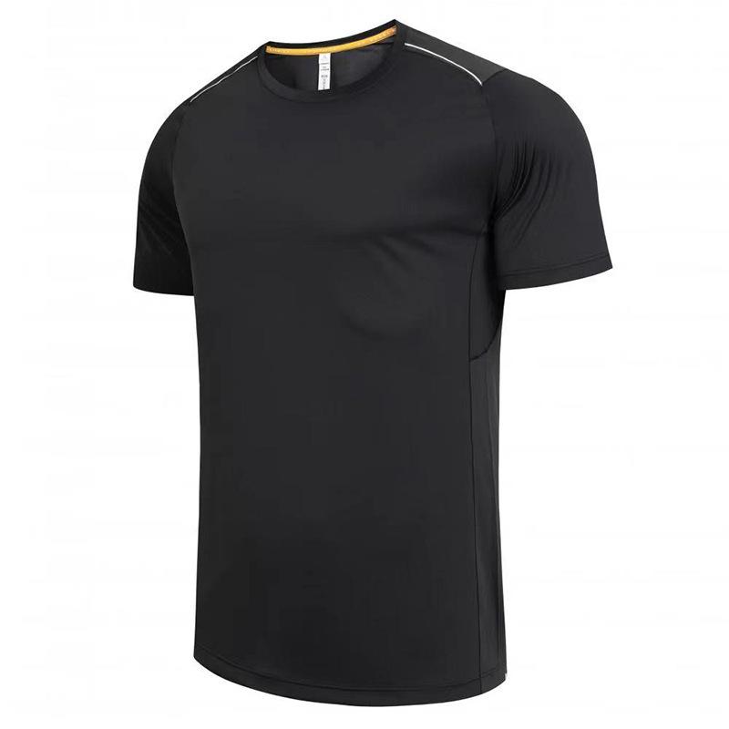 2024 Men's Quick-Dry Round Neck Sports T-Shirt - Short Sleeve Fitness & Running Top