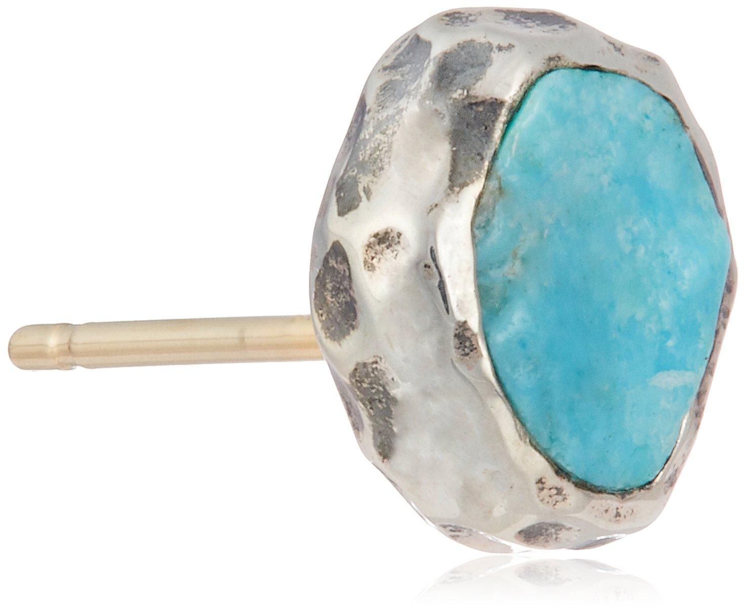 

LION HEART Sleeping Beauty Silver Turquoise Earrings 01EA0251TQ [Lion Heart]