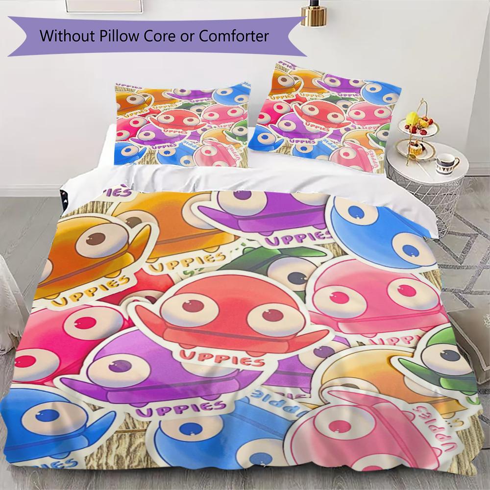 REPO Pattern Bedding Uilt Set Uilt Cover Pillowcase Home Decoration Birthday Gift (1 * Duvet Cover + 2 * Pillowcase Without Core)132