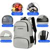 TOMSHOO Insulated Cooler Backpack Lunch Bag Travel Laptop Backpack with USB Charging Port for Camping Hiking Travel College School Picnic Beach