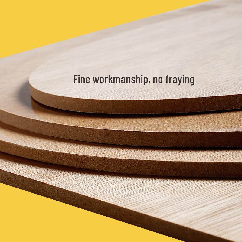 Oval Wooden Painting Palette with Handle - Irregular Shape for Oil and Acrylic