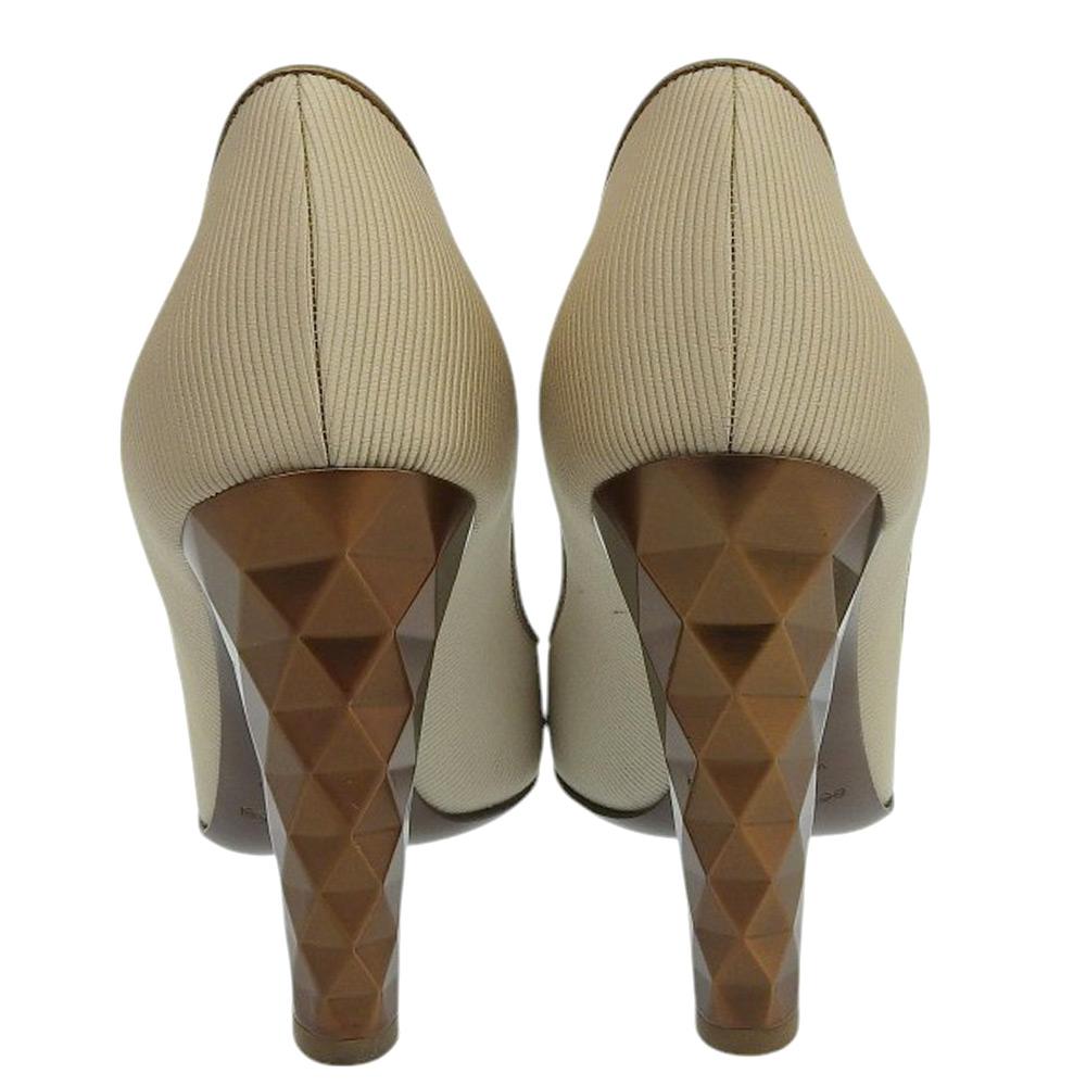Sergio Rossi High heels pumps for women, beige, size 38 shoes 38 beigeUsed