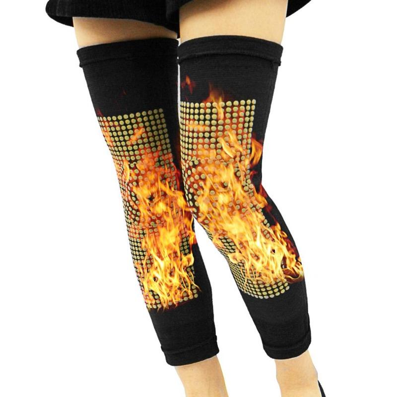 2pcs Self Heating Support Knee Pads Brace  Belt Massager Foot