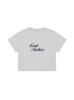 CENIT Cute Crop T-Shirt Oatmeal