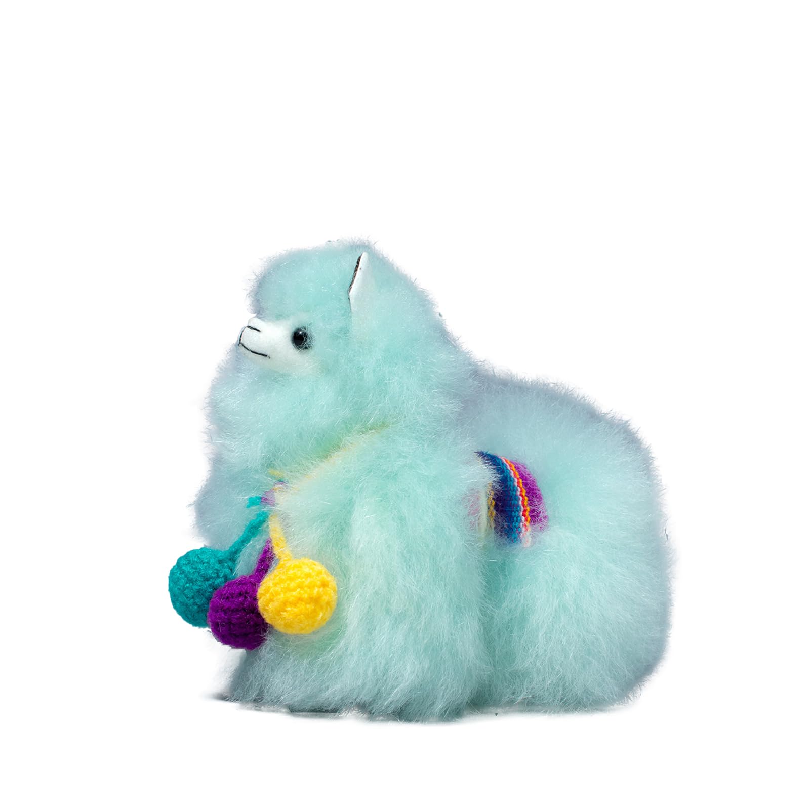 

Плюшевый брелок Милая альпака Натуральная шерсть альпаки Мягкий и пушистый на ощупь Ручная работа перуанских мастеров Супер милый подарок Гипоаллергенный Милый для