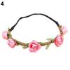 Boho Style Floral Flower Headband Festival Party Wedding Lady Garland Hairband