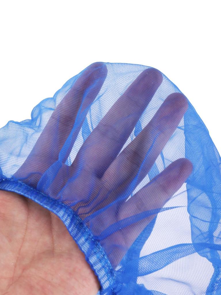 Rezeptor-Samenschutz, Nylon-Netz, Vogel-Papagei-Abdeckung, weich, leicht zu reinigen, luftiges Nylon-Gewebe, Netz, Vogelkäfig-Abdeckung, Samenfänger-Schutz