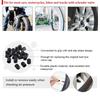 800Pcs Car Tire Valve Stem Caps Tubeless Tyre Rim Stem Cover Dustproof Cap Tire Valve Stem with O Rubber Ring Auto Accessoires
