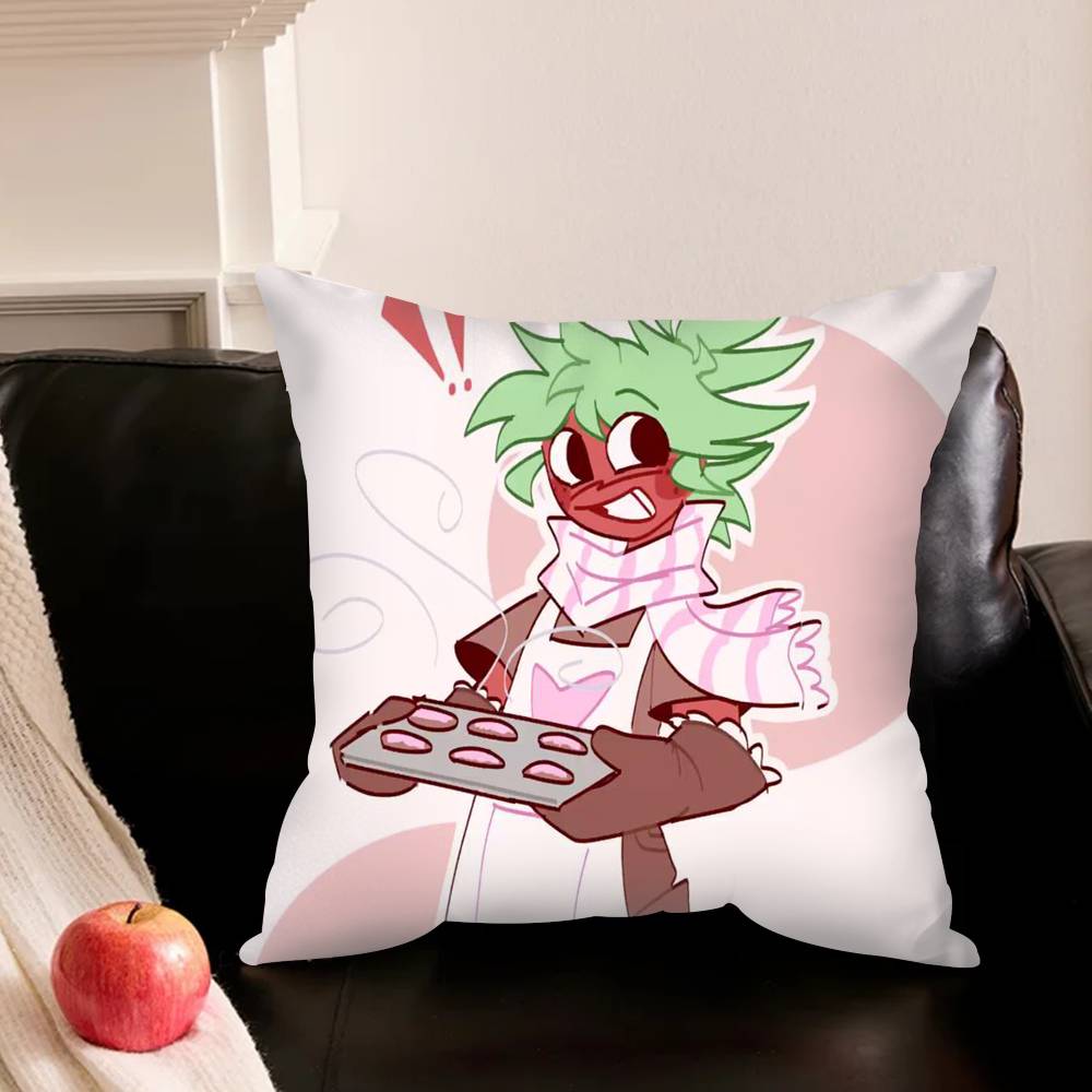 Sprout D-Dandys W-World-S Pillowcase For Sofa Room Office Decor Printing Protector Cushion Cover Valentine Gift Custom