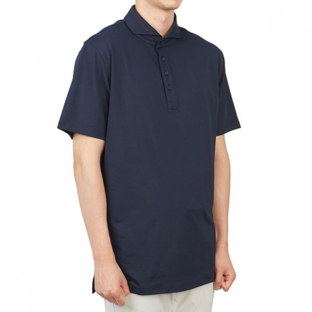 Tricou bărbătesc Galleria G Fore Pore Golfwear cu guler și mânecă scurtă G4mc0k300 TwlT