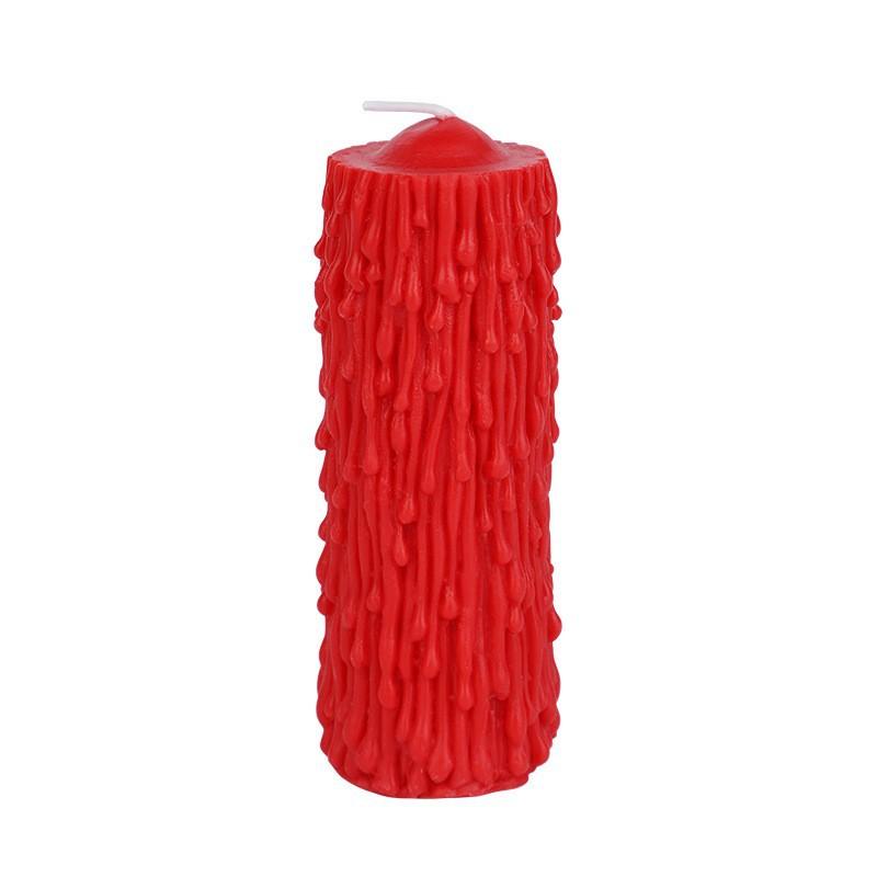 Lumânare Ceară de Soia la Temperatură Joasă, Lumânare Romantică Multicoloră cu Forme de Floare/Coloană/Model/Inimă, Sigură și Prietenoasă cu Pielea pentru Adulți