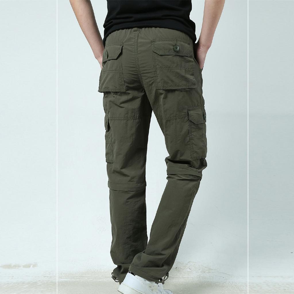 Men's Casual Cargo Pants with Multiple Pockets, Comfortable and Durable for Outdoor and Everyday Wear