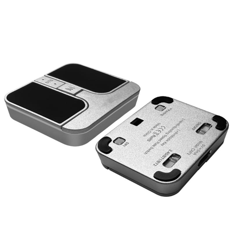 Ergonomic Square Mouse 2.4G Wireless Two Bluetooth-compatible Connection Crosses Platform Support Customizable Silents Clicks Button