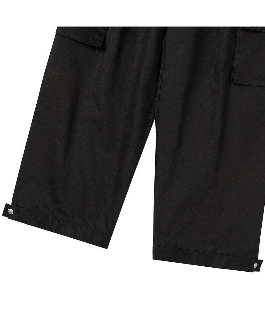 BEYOND CLOSET [Collection Line] Archive 90S Military Belted Cargo Pants Black