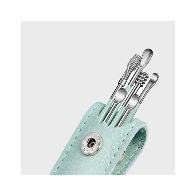 Brisk Style Ear Cleaner 6-piece set (including pouch)