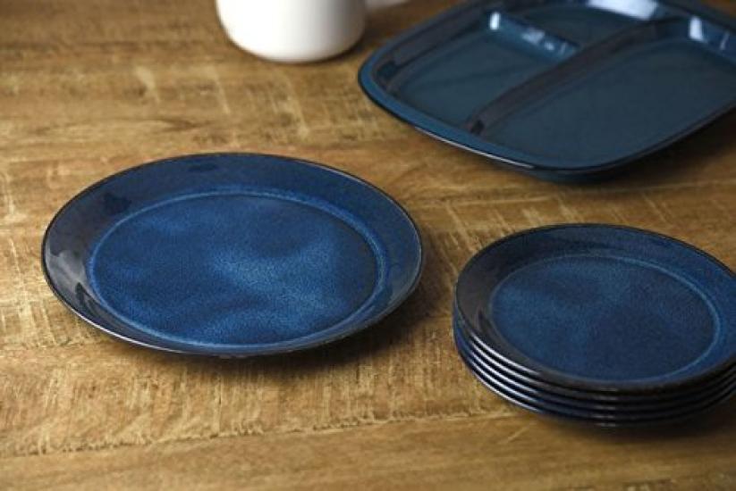Yamani Medium Plate Blue 15.5 Scandinavian Color 3517401