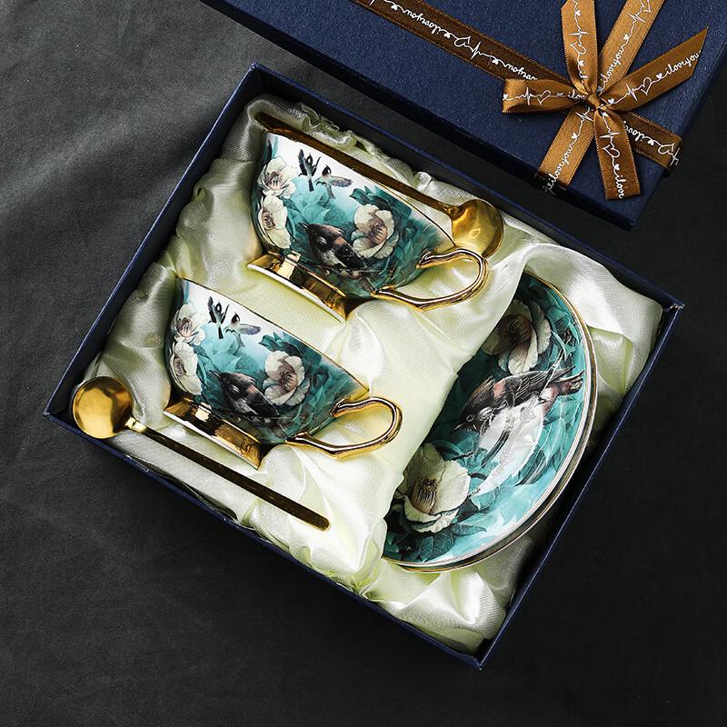 

Rhododendron European Ceramic Coffee Cup Set