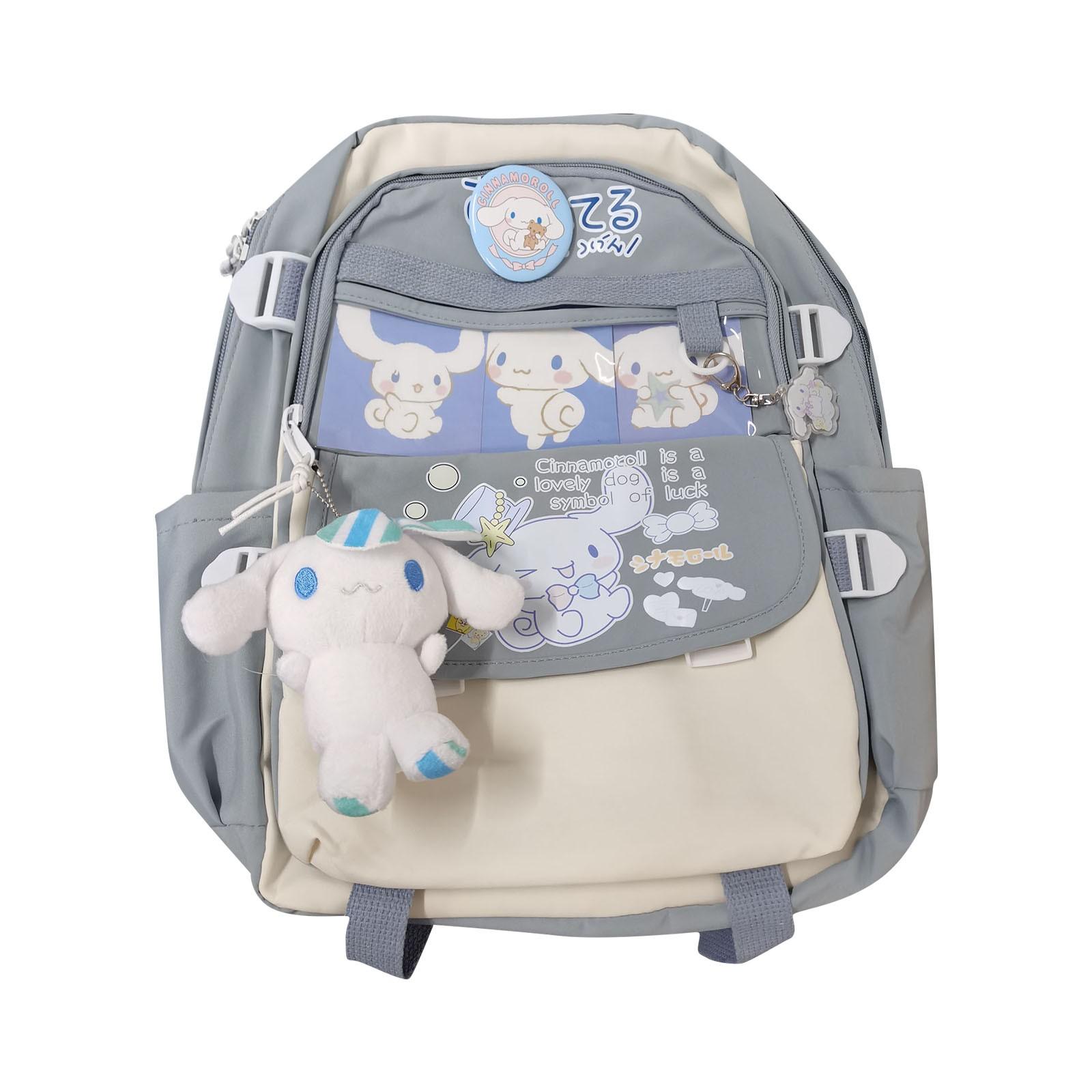 Cartoon Cute Middle School Student Backpack Backpack, Student Large Capacity Backpack One Size