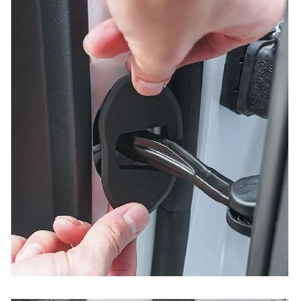 NEW For Geely Boyue L FX11 Door Lock Buckle Protector Cover Car Door Latch Protective Cover Silicone Door Handle Cover Guard Sto