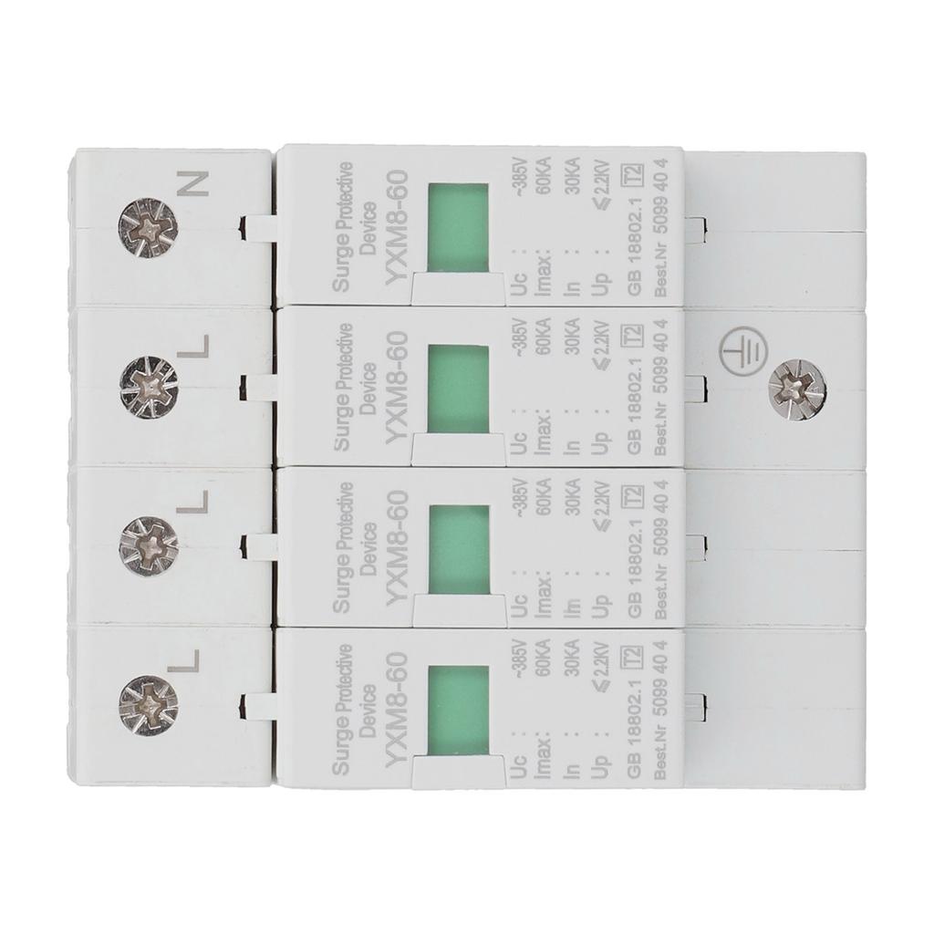  Protective Device Electric Shock Protector Module Arrester Breaker AC380V YXM8‑60
