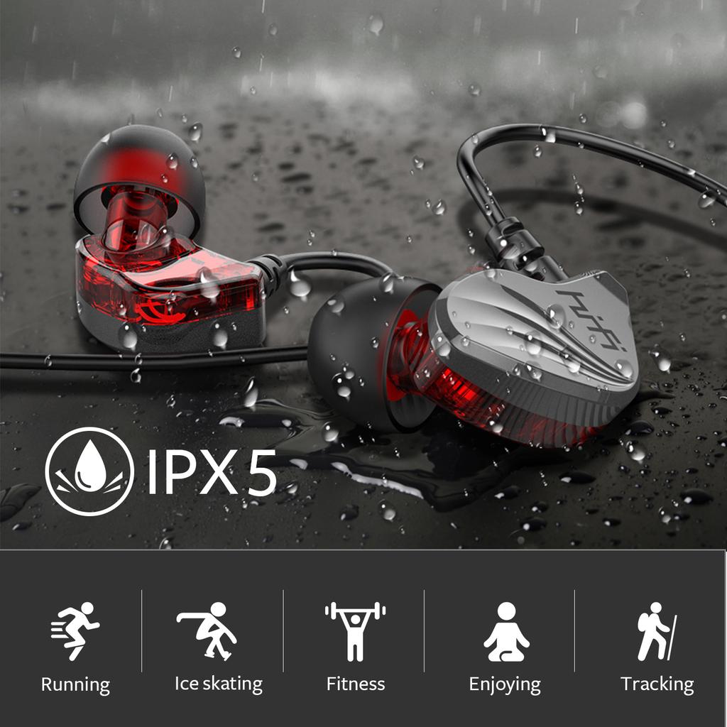 6D Surround Sound Type C&3.5mm Wired Headphones in-Ear Earphones Waterproof Sports Gaming Headsets Handfree Earbuds for Samsung