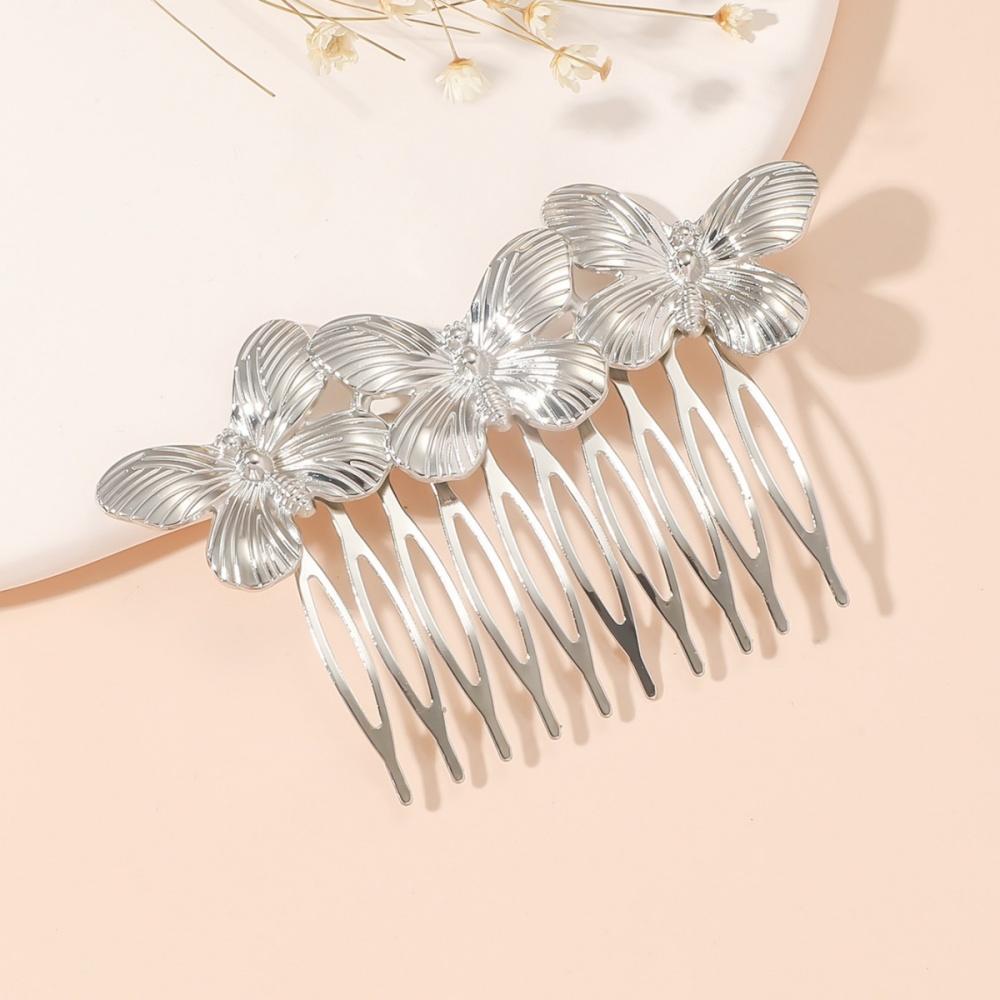 Metal Gold Color Leaf Hair Clip Pins for Women Hair Comb Bride Hair Decorate Wedding Bridal Hair Accessories Gift