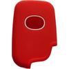 Silicone Key Fob Cover Case fit for Lexus RX350 ES350 IS250 GX460 LX570 IS350 GS430 GS300 GS450h is-C is-F.Part Number:HYQ14AEM HYQ14ACX (Red+Blue)