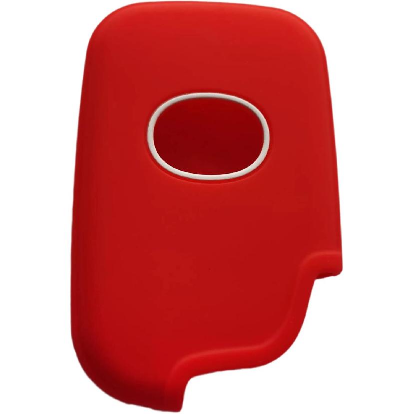 Silicone Key Fob Cover Case fit for Lexus RX350 ES350 IS250 GX460 LX570 IS350 GS430 GS300 GS450h is-C is-F.Part Number:HYQ14AEM HYQ14ACX (Red+Blue)