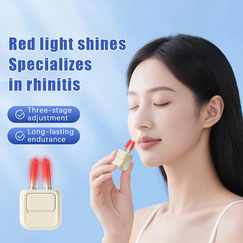 Intelligentes Infrarotlicht-Nasenmassage-Rhinitis-Therapiegerät Nasenrachenpflege Laser Juckende Nase Linderung Beruhigende Maschine Werkzeug