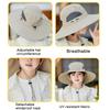 Quick Drying Hat for Kids with Cooling Fan Solar Powered Fisherman Hat Breathable Sunproof Caps for Outdoor Activity