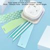 Multifunctional Corner Paper Puncher 4 In 1 Paper Puncher Paper Corner Cutter for Kid Art Craft Scrapbooking Card Making