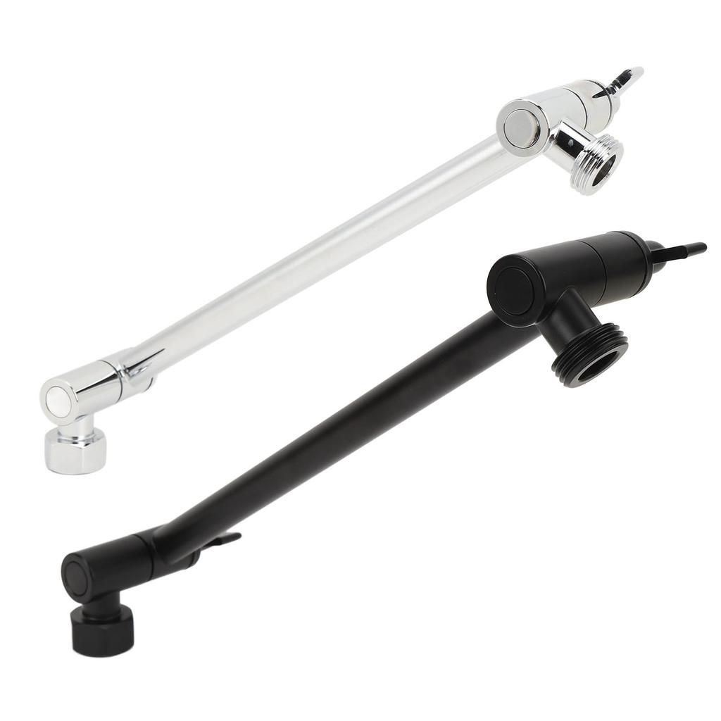 Shower Head Extension Arm Stainless Steel Adjustable Leakage Proof Shower Head Extender Bar for Home