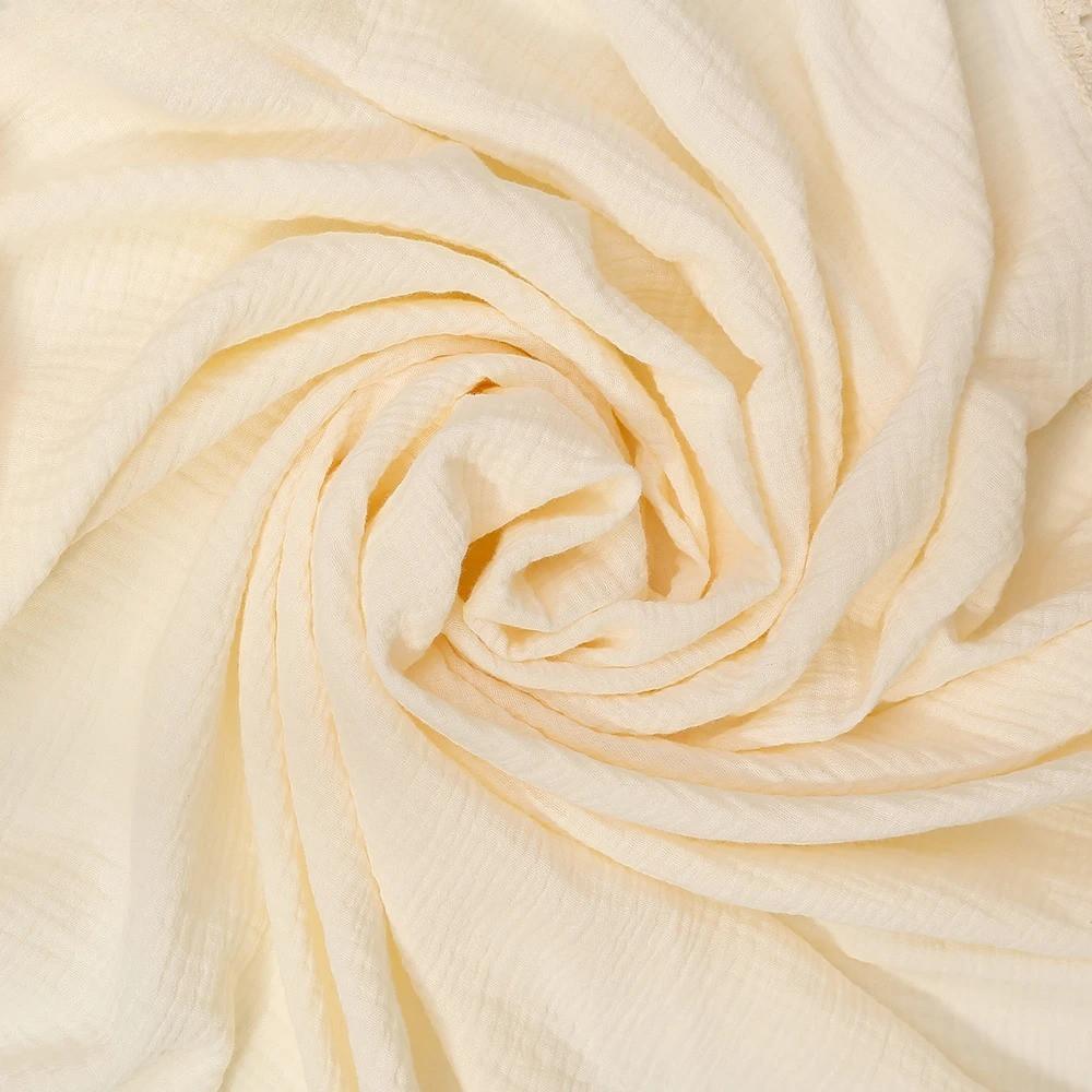 Muslin Gauze Baby Swaddle Blanket With Tassel Fringe Soft Breathable Newborn Receiving Wrap Infant Bath Towel Stroller Cover Baby Bedding Accessories