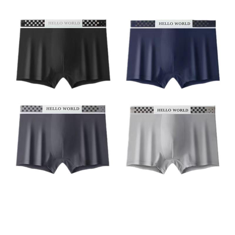 Men's Pure Cotton Four Cornered Underwear Antibacterial Cornered Underwear for Men