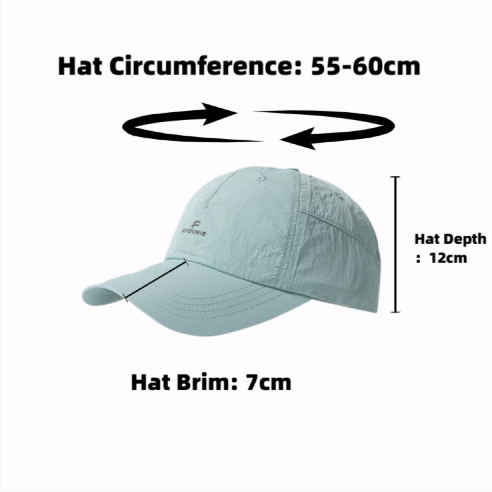 Baseball Cap Nylon Mesh Embroidered Adjustable Hat for Men Women Running Hiking Camping Cycling Outdoor Sport Cap