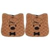 Cartoon Winter Plush Heated Seat Cushion with USB for Car or Office