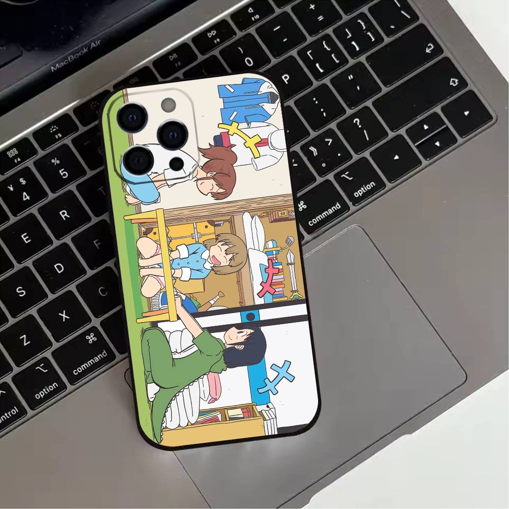 CITY THE ANIMATION Anime  Phone Case For iPhone 17,16,15,14,13,12,11 Plus,Pro Max,XS,Soft Silicone Black Cover