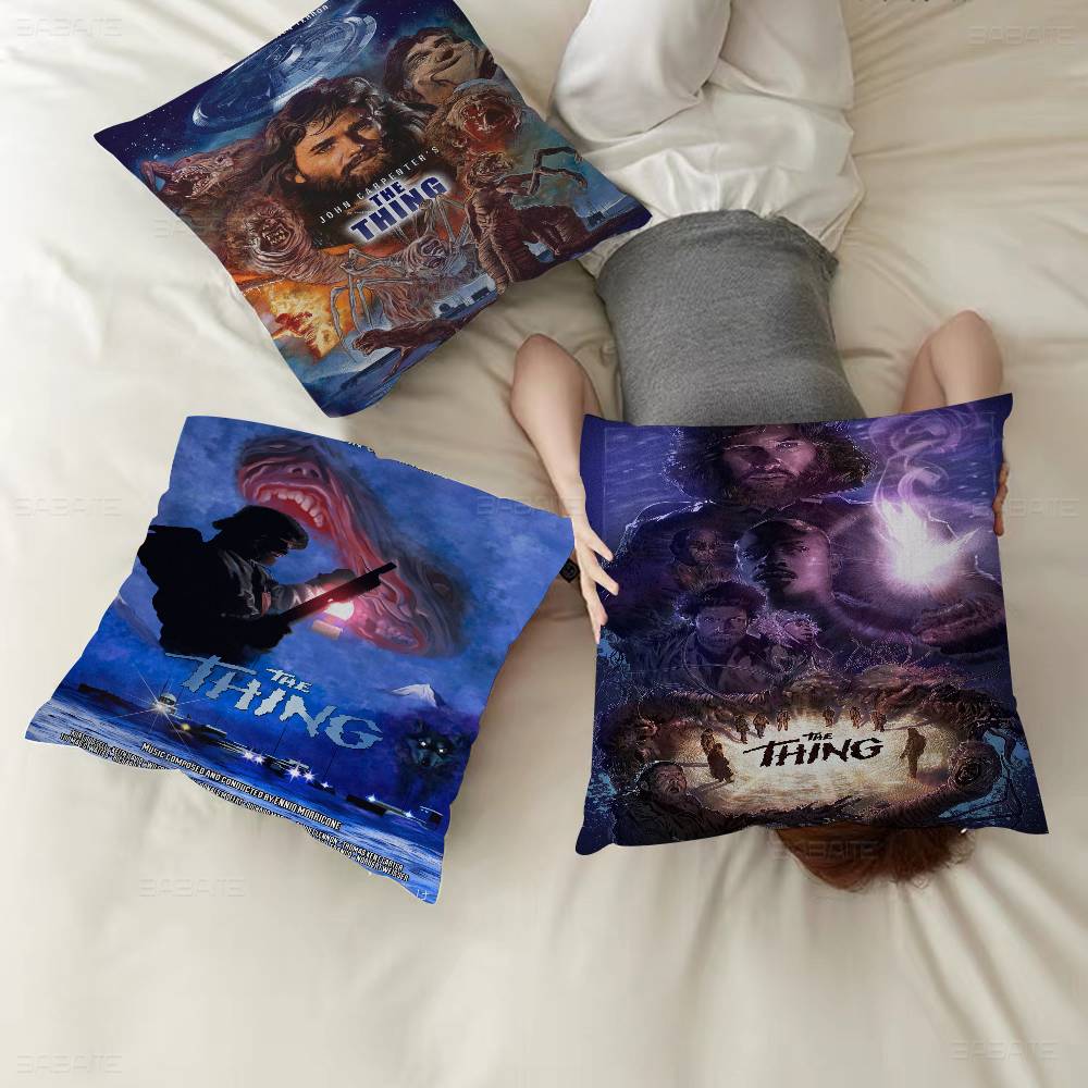 Classic Horror Movie The Thing Pillow Cover Sofa Cushion Cover Home Room Decoration Children Gift